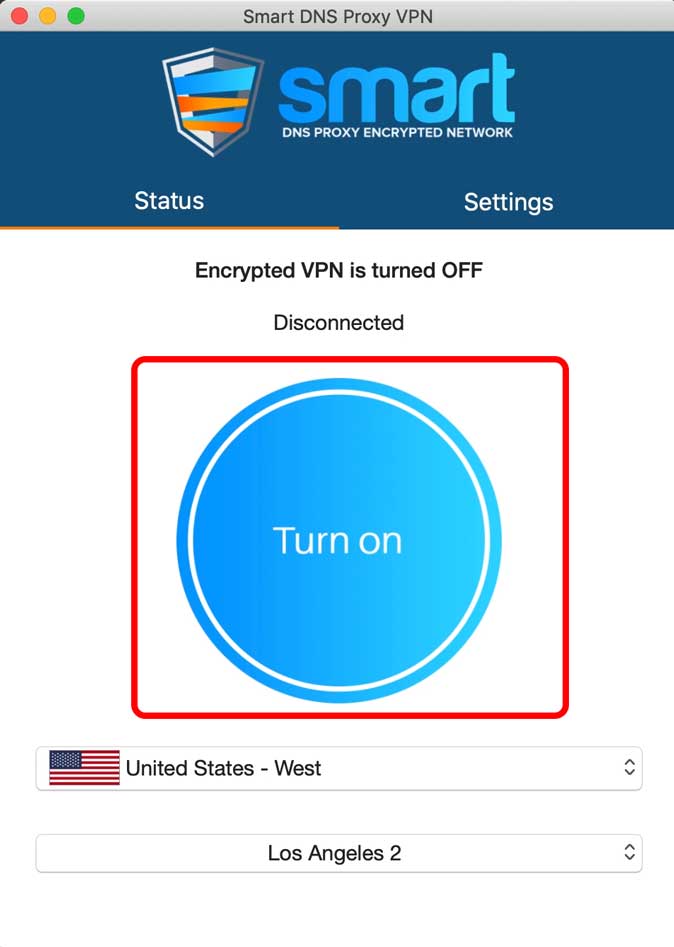 vpn app connecting to usa