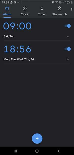 alarm - Google Clock