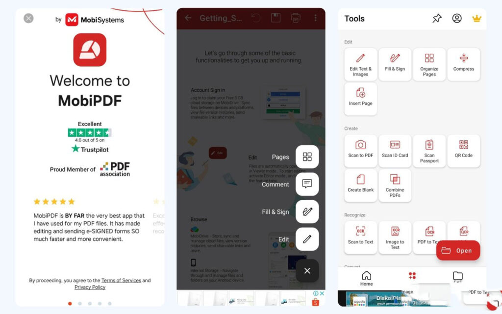 تطبيق MobiPDF