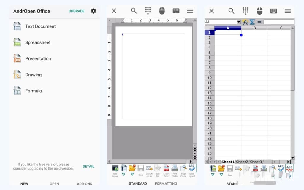 تطبيق AndrOpen Office