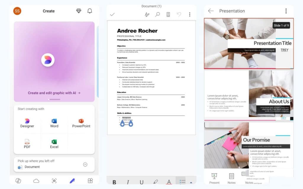 تطبيق Microsoft 365 Copilot
