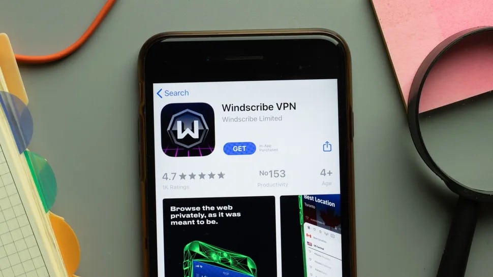 تطبيق Windscribe مجاني