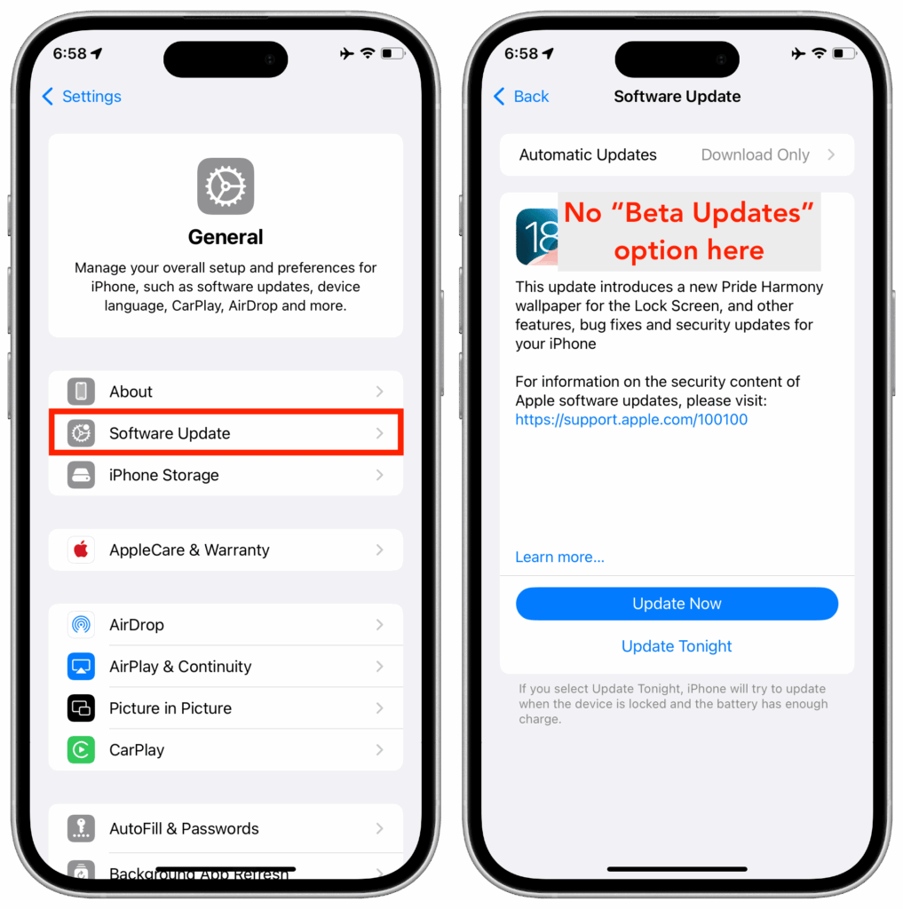 كيفية تنزيل و تثبيت تحديث iOS 26 و iPadOS 26 على الايفون نسخة المطورين التجريبية 